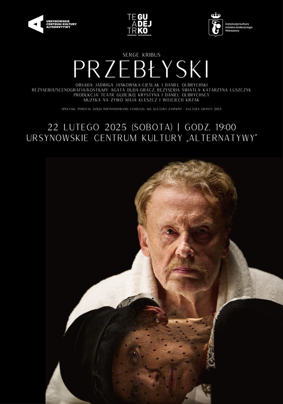 „Przebłyski” spektakl Teatru Gudejko reż. Agata Duda-Gracz