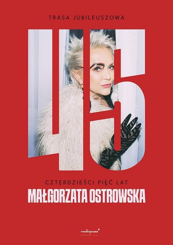 Małgorzata Ostrowska 45 lat: koncert jubileuszowy