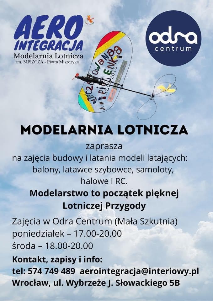 AEROINTEGRACJA - Modelarnia dla dzieci w Odra Centrum