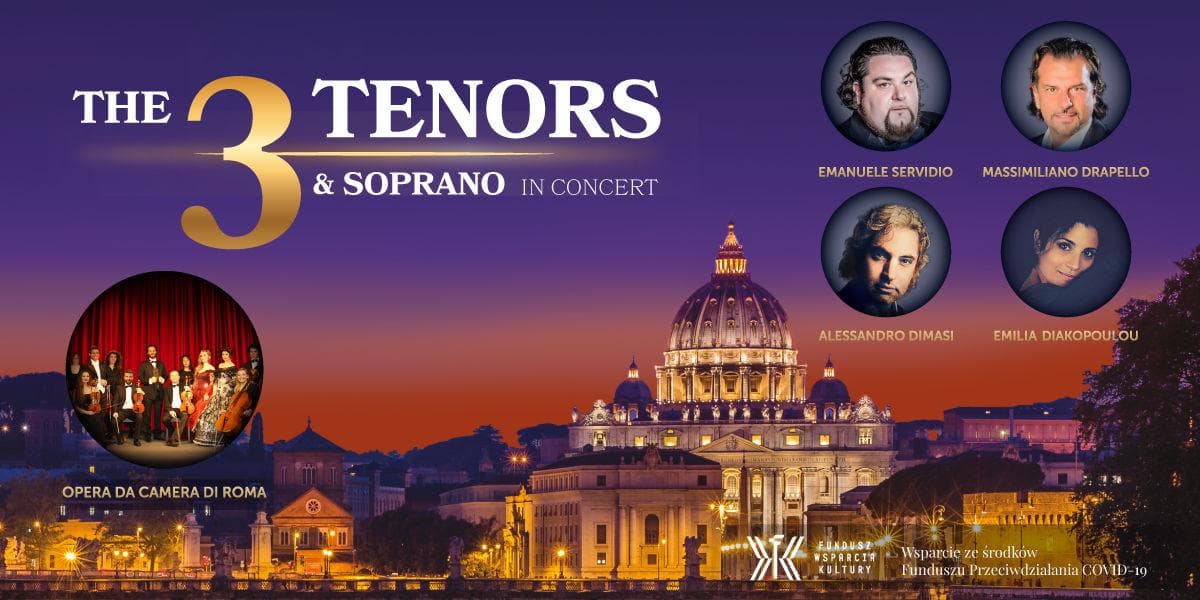 The 3 Tenors & Soprano - Włoska Gala Operowa przy świecach