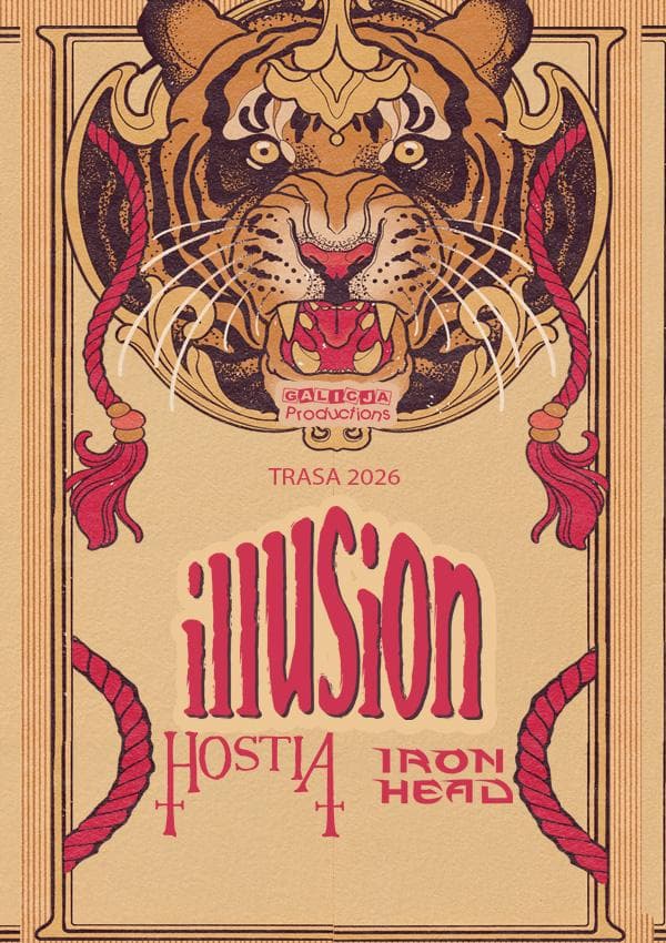 Illusion + Hostia, Iron Head - Trasa koncertowa 2026