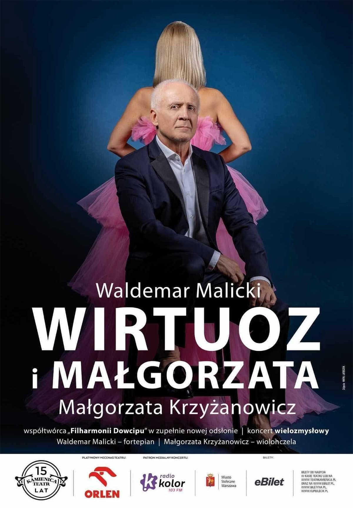 Waldemar Malicki - koncert: Wirtuoz i Małgorzata