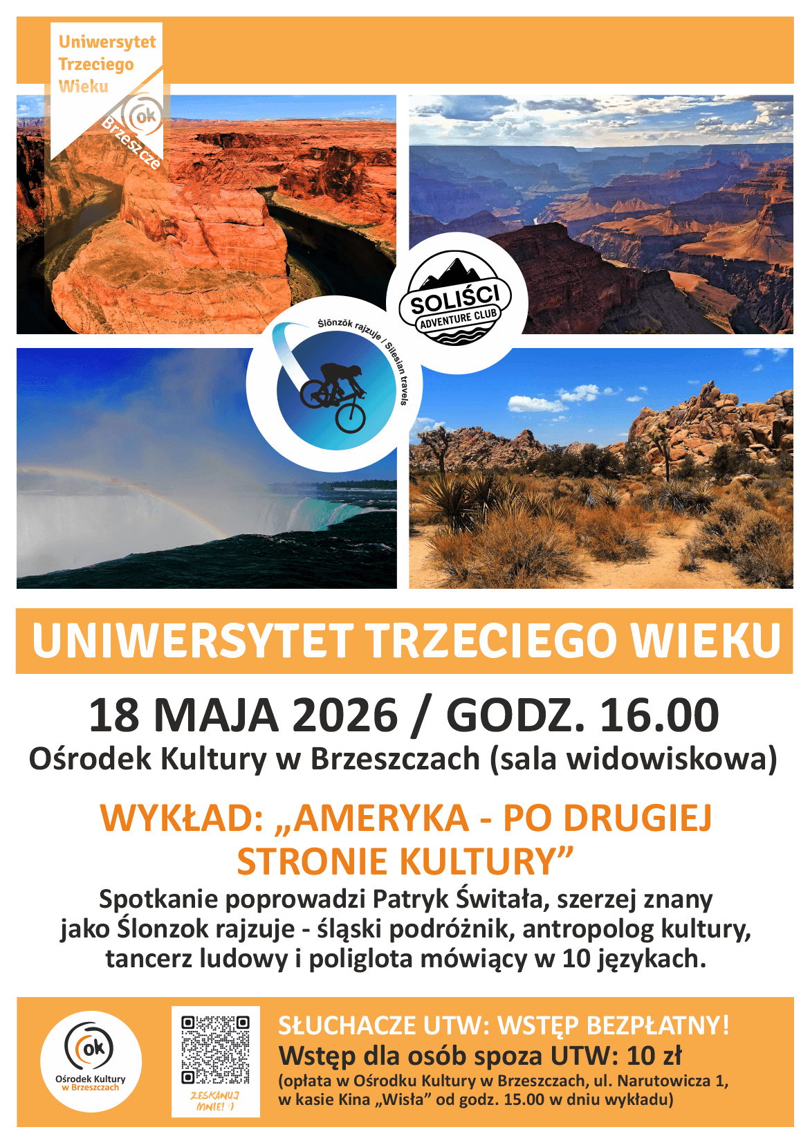 Ameryka - po drugiej stronie kultury -  wykład UTW