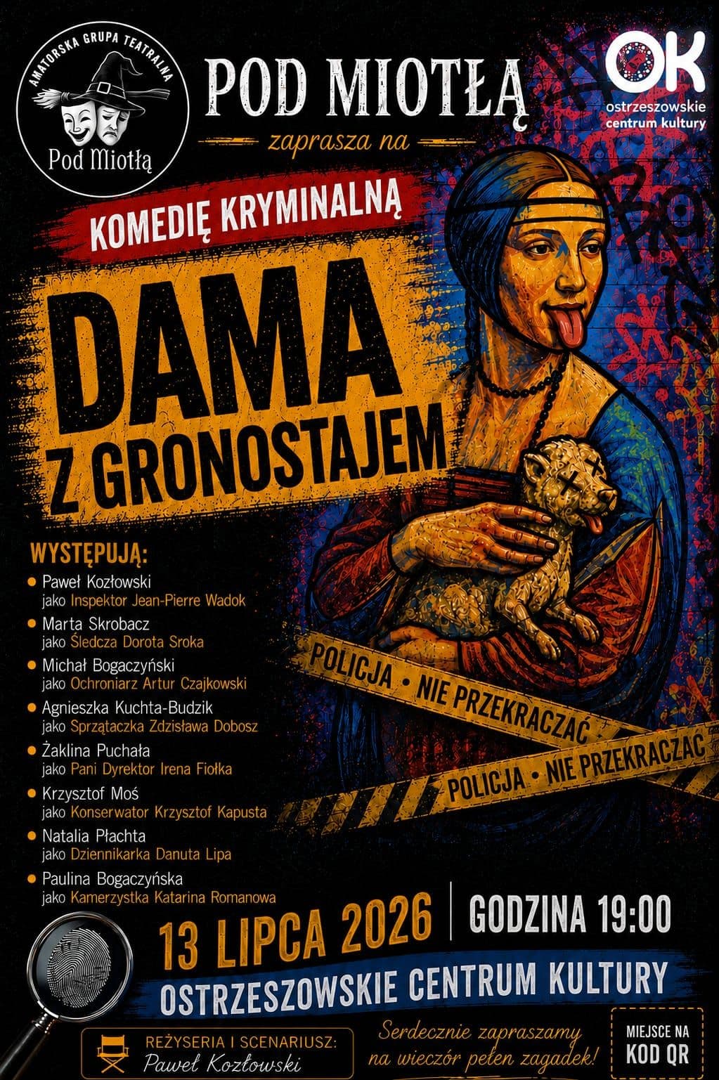 Spektakl DAMA Z GRONOSTAJEM
