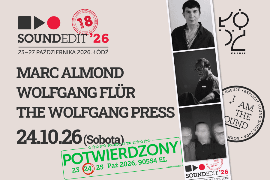 Soundedit '26 - Marc Almond, Wolfgang Flür, The Wolfgang Press