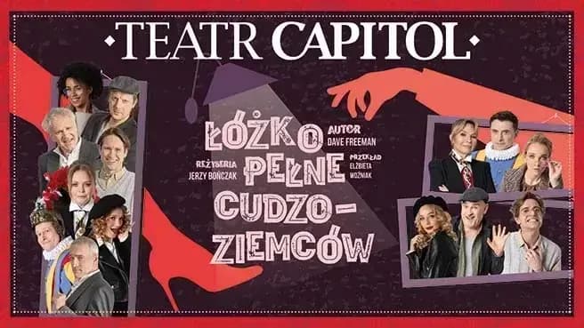 Łóżko pełne cudzoziemców